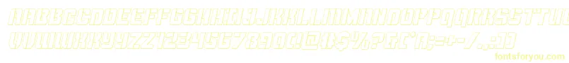 Thundertrooperoutital Font – Yellow Fonts