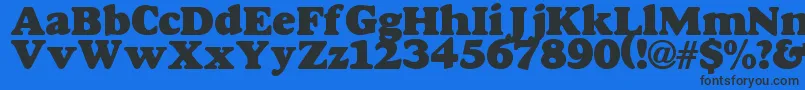 fuente Gordo – Fuentes Negras Sobre Fondo Azul