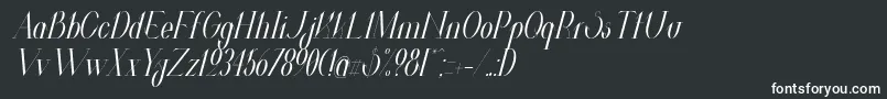 Fonte ValkyrieCondensedItalic – fontes brancas