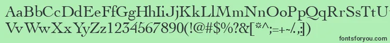 Thesisssk Font – Black Fonts on Green Background