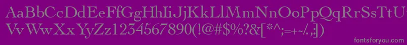 En savoir plus sur la police Thesisssk Police Thesisssk – polices grises sur fond violet