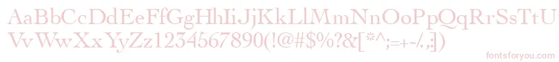 Thesisssk Font – Pink Fonts on White Background