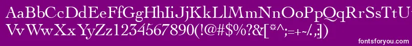 Thesisssk Font – White Fonts on Purple Background