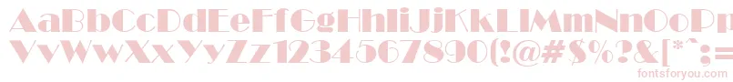 BwR Font – Pink Fonts on White Background