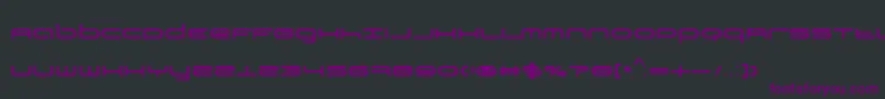 Weitere Informationen zur Bn3rdPlace-Schriftart Bn3rdPlace-Schriftart – Violette Schriften auf schwarzem Hintergrund