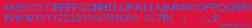 Byzantineempire Font – Blue Fonts on Red Background