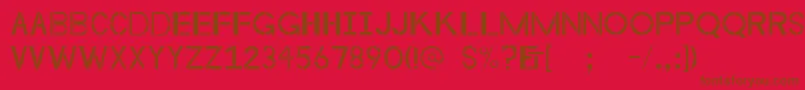 Byzantineempire Font – Brown Fonts on Red Background