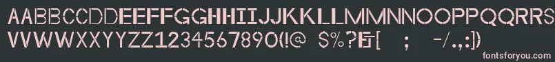 Byzantineempire Font – Pink Fonts on Black Background