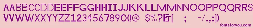 Byzantineempire Font – Purple Fonts on Pink Background