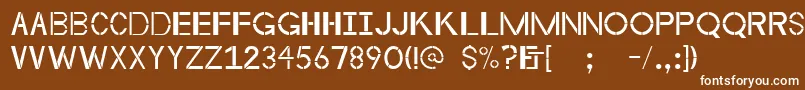 Byzantineempire Font – White Fonts on Brown Background