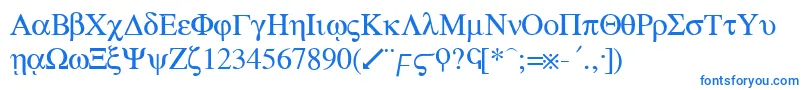 Police GreekRegular – polices bleues