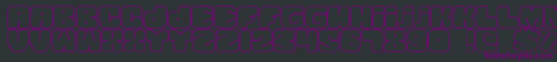 SquandedLight Font – Purple Fonts on Black Background