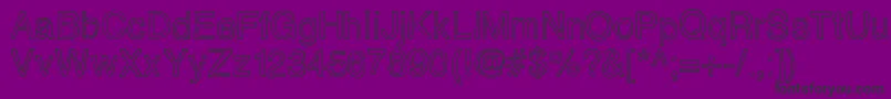 フォントEpicawesomeness – 紫の背景に黒い文字