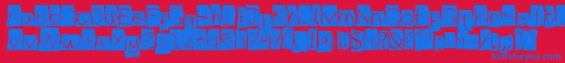 fuente Illuminate – Fuentes Azules Sobre Fondo Rojo