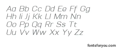 VitroItalic-fontti