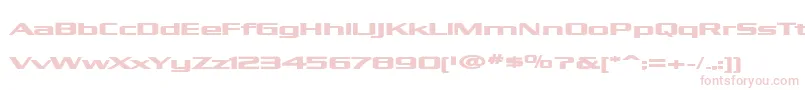 KubraBold Font – Pink Fonts on White Background