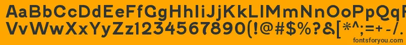 En savoir plus sur la police FenwickrgBold Police FenwickrgBold – polices noires sur fond orange