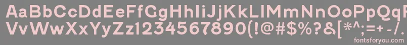 FenwickrgBold Font – Pink Fonts on Gray Background