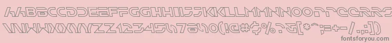 fuente SfSolarSailerOutlineItalic – Fuentes Grises Sobre Fondo Rosa