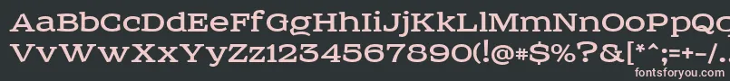 Sreda Font – Pink Fonts on Black Background
