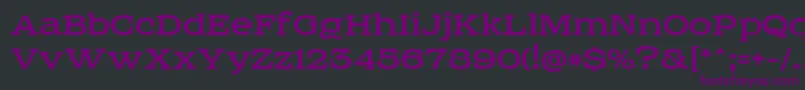 Sreda Font – Purple Fonts on Black Background