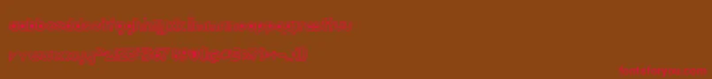 Echootf Font – Red Fonts on Brown Background