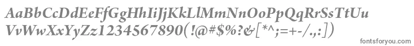 ArnoproBolditalicsubhead Font – Gray Fonts
