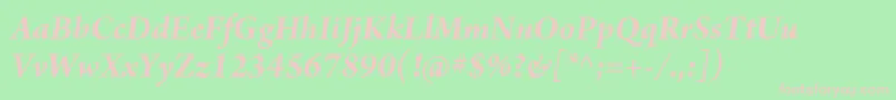 Más sobre la fuente ArnoproBolditalicsubhead fuente ArnoproBolditalicsubhead – Fuentes Rosadas Sobre Fondo Verde