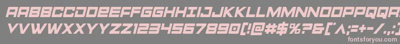 Montroccondital Font – Pink Fonts on Gray Background