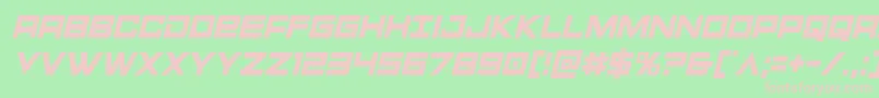 Montroccondital Font – Pink Fonts on Green Background