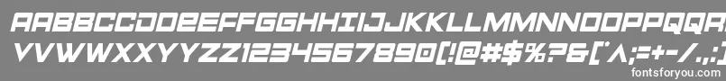 Montroccondital Font – White Fonts on Gray Background