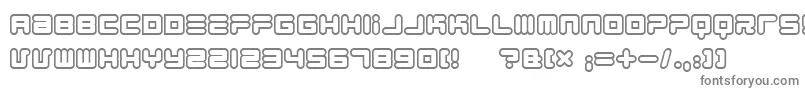 フォント1900.80.5 – 白い背景に灰色の文字