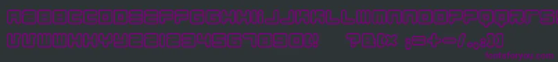 1900.80.5 Font – Purple Fonts on Black Background