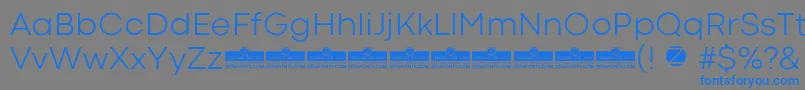 CodecColdLightTrial Font – Blue Fonts on Gray Background