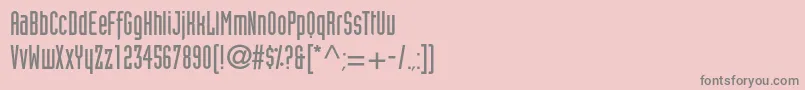 Blitsonec Font – Gray Fonts on Pink Background