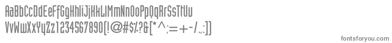 フォントBlitsonec – 白い背景に灰色の文字