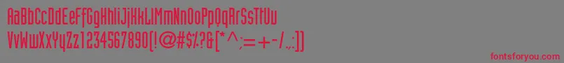 Blitsonec Font – Red Fonts on Gray Background