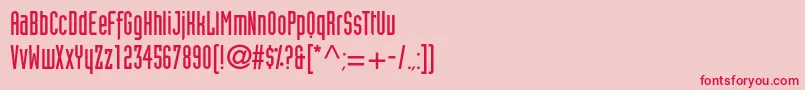 Blitsonec Font – Red Fonts on Pink Background