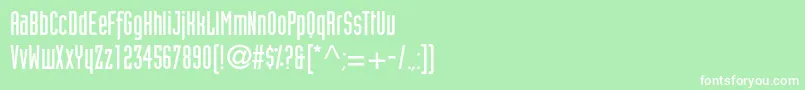 Blitsonec Font – White Fonts on Green Background
