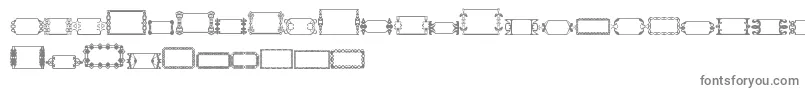 フォントSlButton3 – 白い背景に灰色の文字