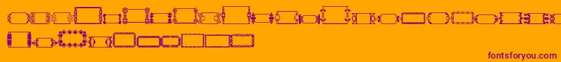 fuente SlButton3 – Fuentes Moradas Sobre Fondo Naranja