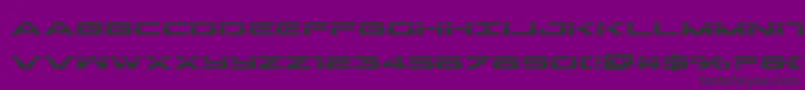 Outriderlaserbold Font – Black Fonts on Purple Background