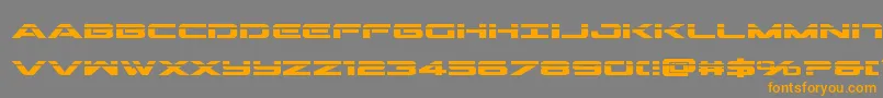 Шрифт Outriderlaserbold – оранжевые шрифты на сером фоне