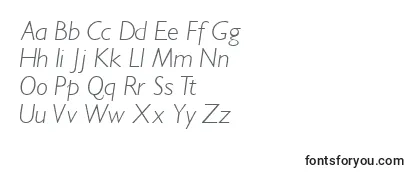 GimletlightsskItalic Font