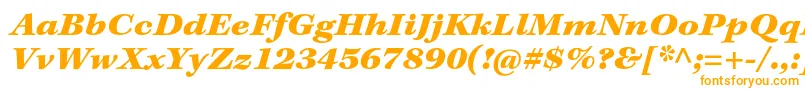 KeplerstdBlackextitcapt-Schriftart – Orangefarbene Schriften