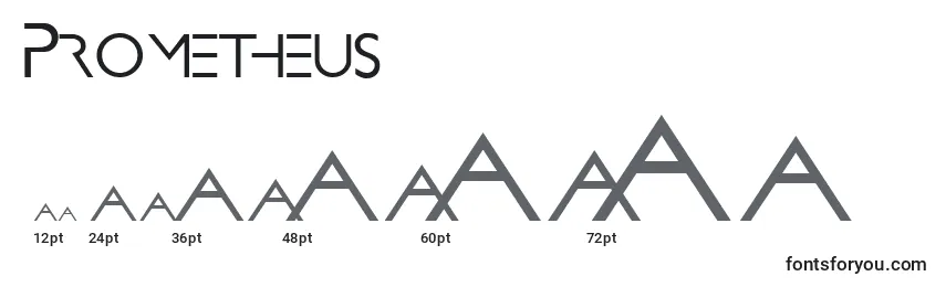 Prometheus Font Sizes