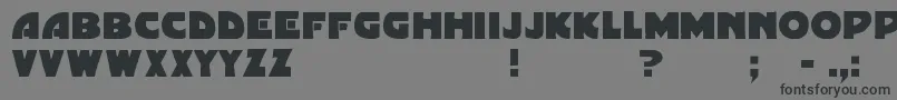 Gordoni Font – Black Fonts on Gray Background