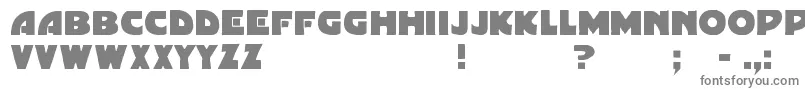 フォントGordoni – 白い背景に灰色の文字