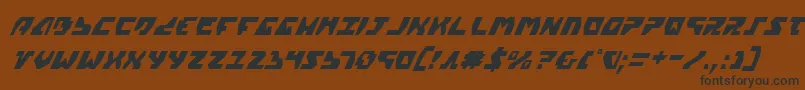 Gyrv2ci Font – Black Fonts on Brown Background