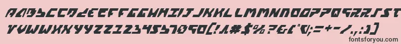 Gyrv2ci Font – Black Fonts on Pink Background